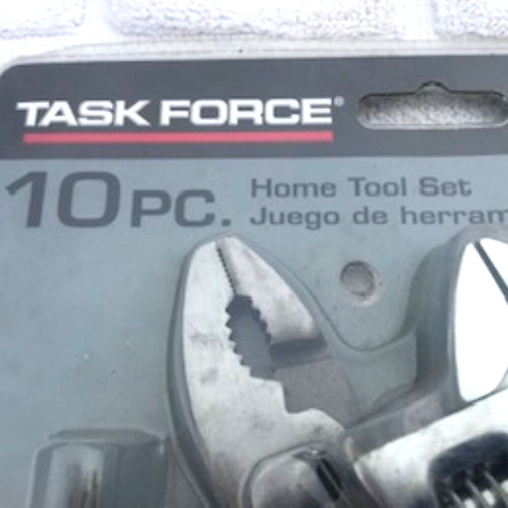 Tool Set . 10 Piece Assorted Hand Tools ........ Task Force . {2} Package Bundle - Picture 3 of 6